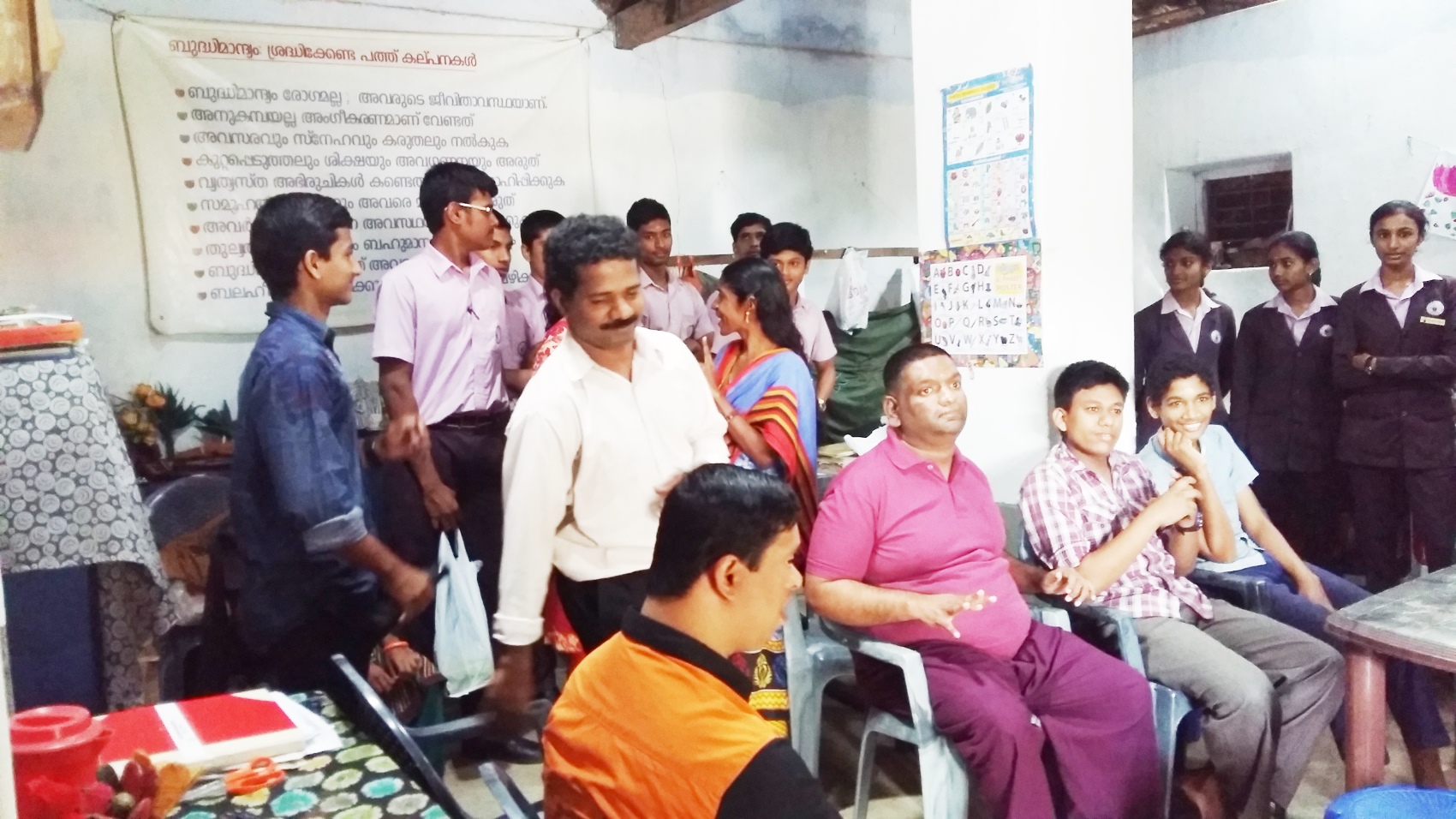 Students visited Homes for Mentally Challenged 2016