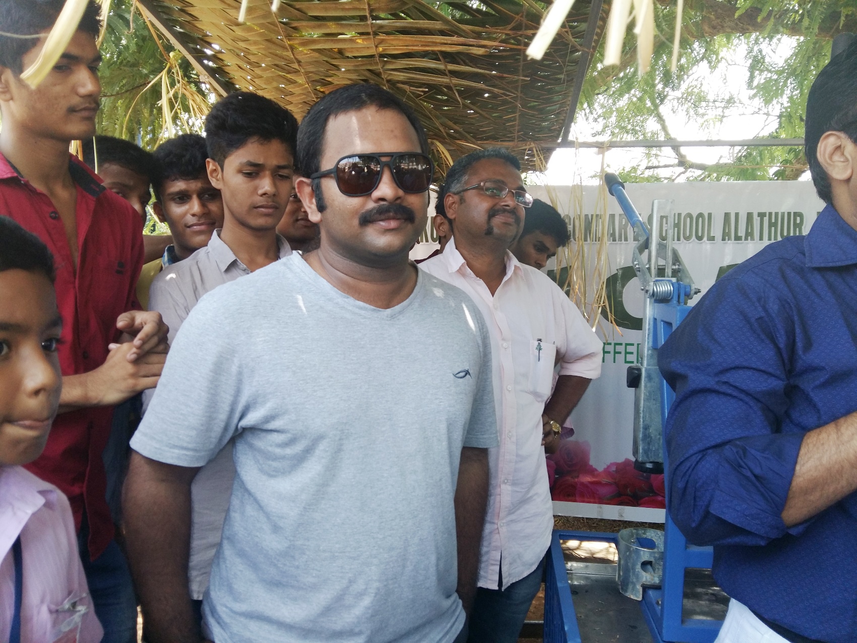 Cine Artist- Shri.Aju Vargheese - Inaugurated our Students Tender coconut Machine 