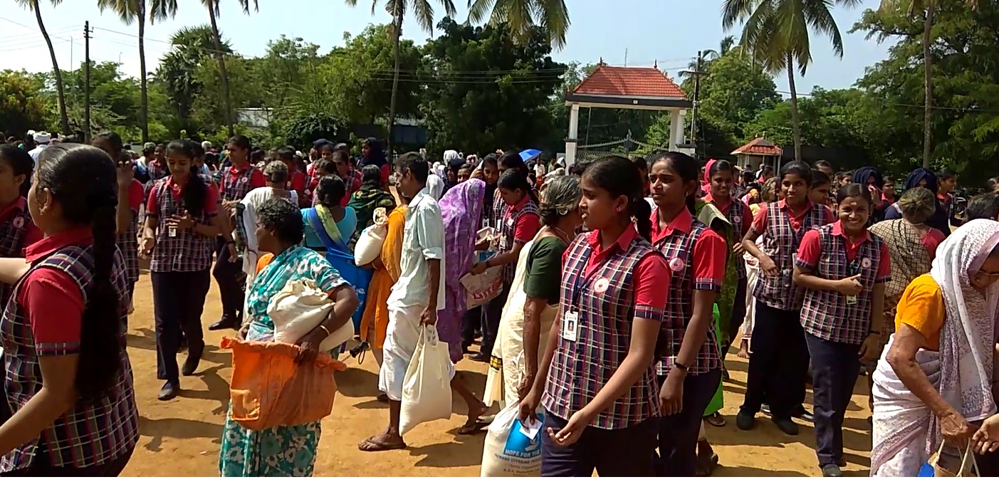 October 2nd Gandhi Jayanthi- Rice distribution 2019