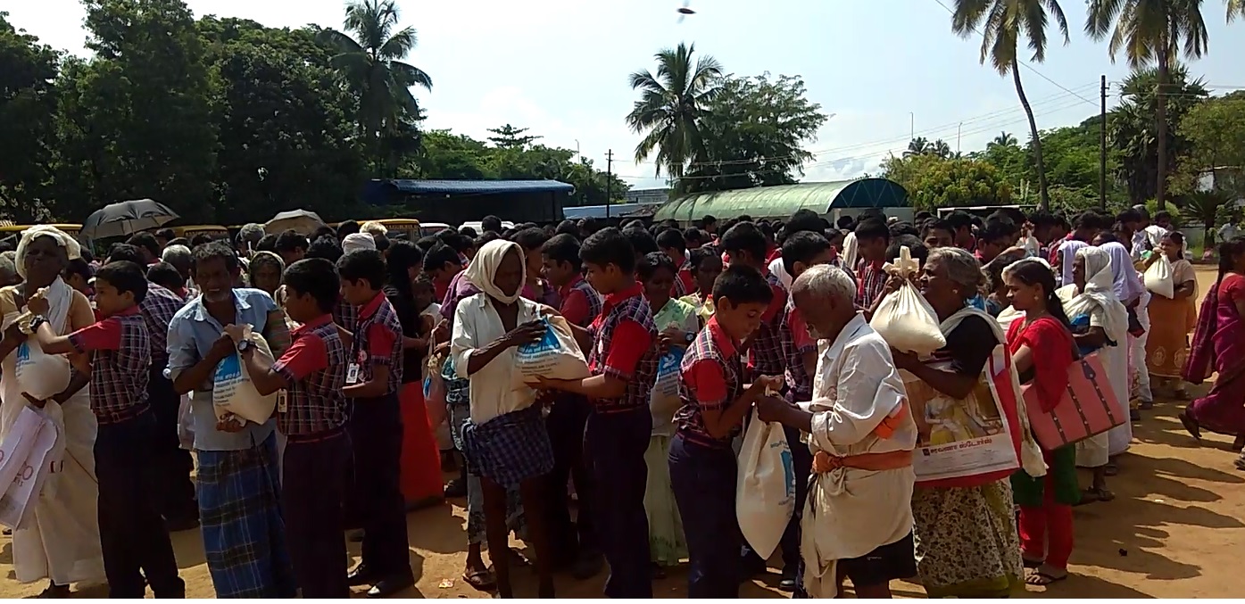 October 2nd Gandhi Jayanthi- Rice distribution 2019