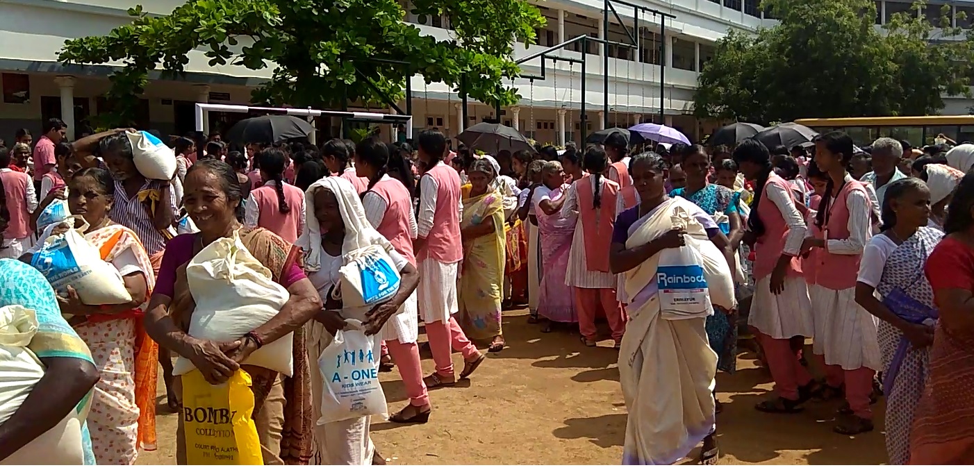 October 2nd Gandhi Jayanthi- Rice distribution 2019