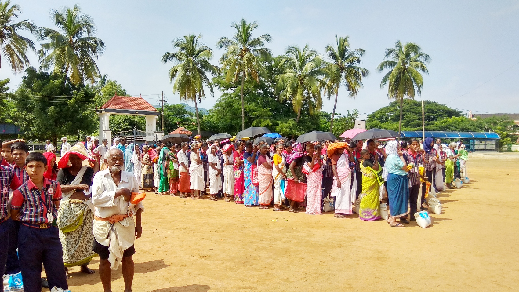 October 2nd Gandhi Jayanthi- Rice distribution 2019