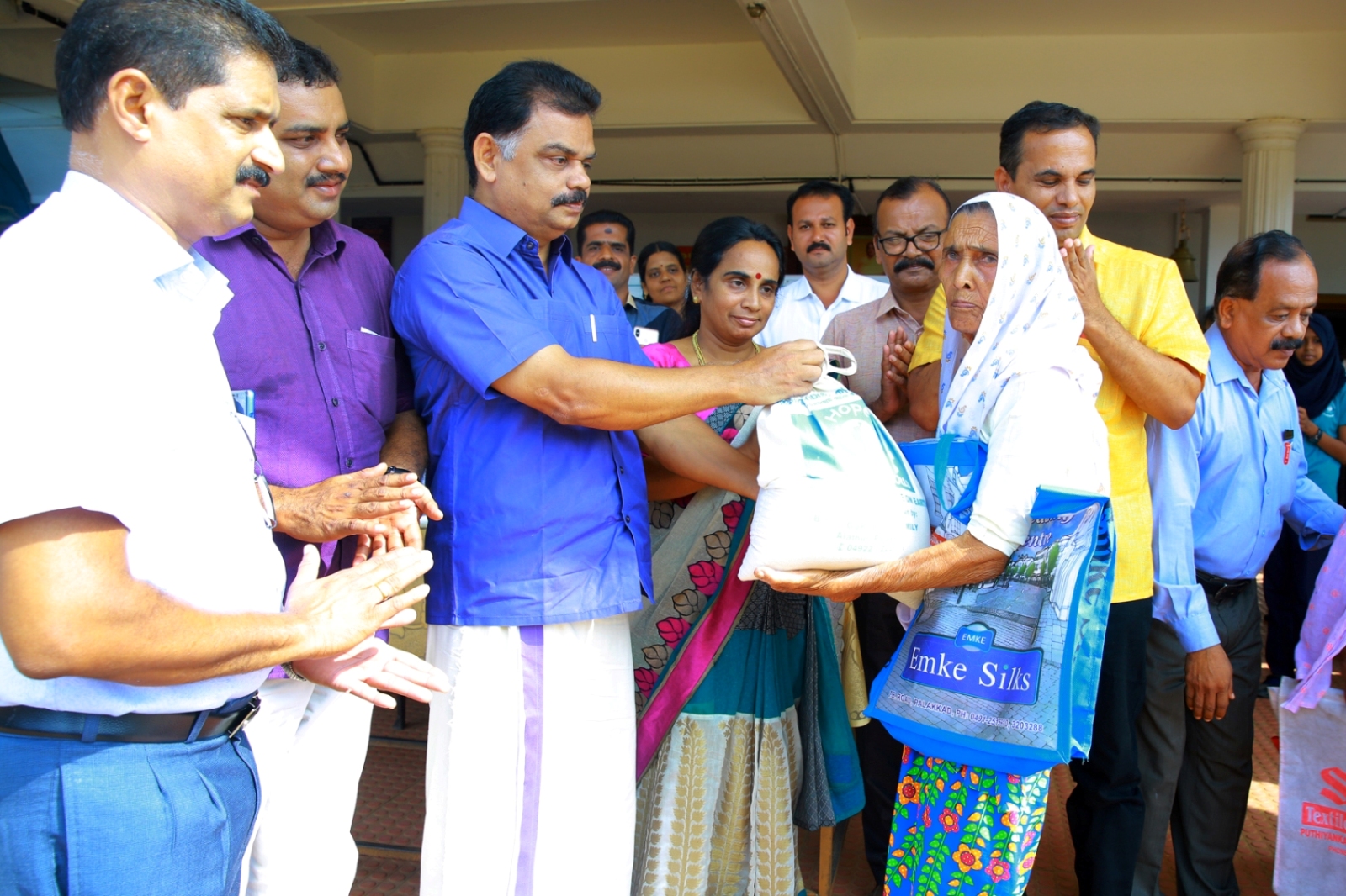 October 2nd Gandhi Jayanthi- Rice distribution 2019