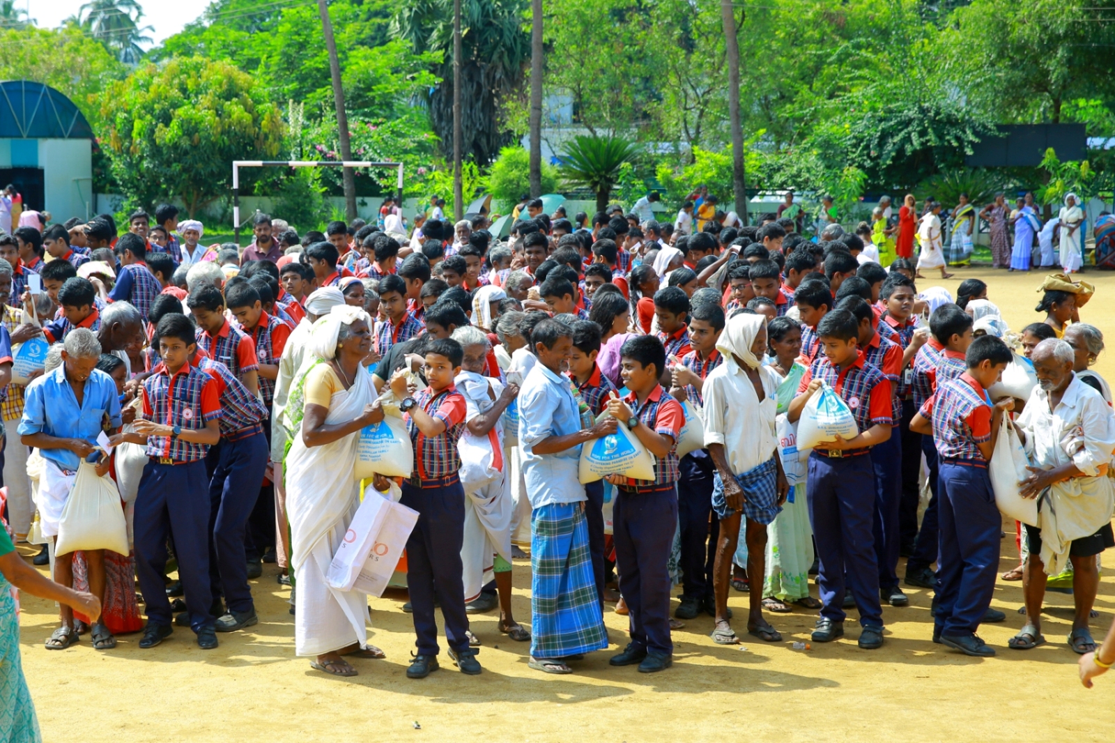 October 2nd Gandhi Jayanthi- Rice distribution 2019