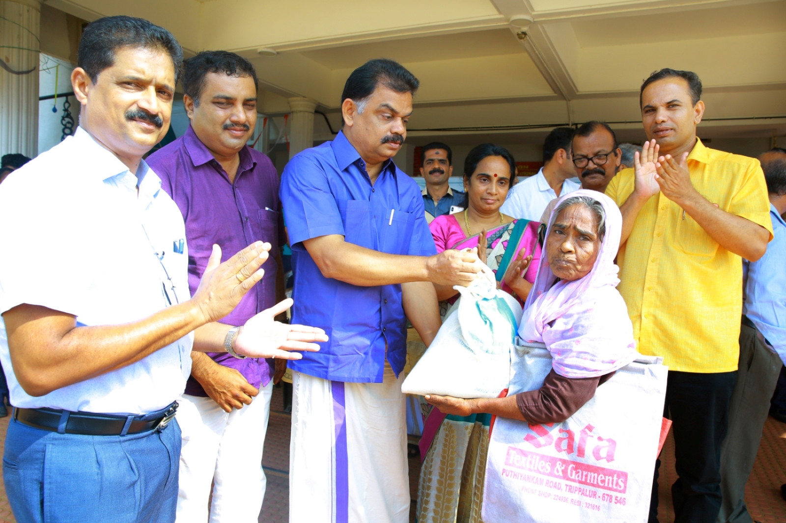 October 2nd Gandhi Jayanthi- Rice distribution 2019