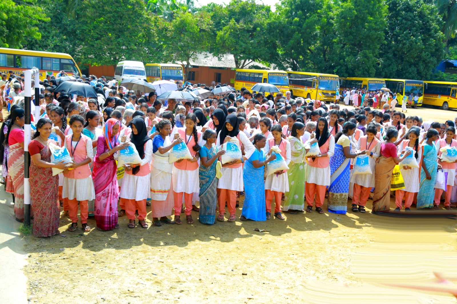 October 2nd Gandhi Jayanthi- Rice distribution 2019