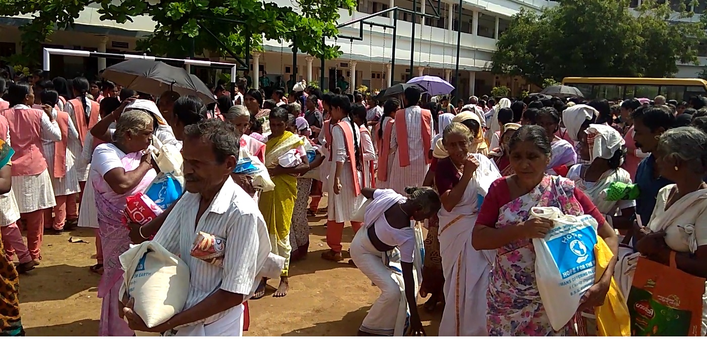 October 2nd Gandhi Jayanthi- Rice distribution 2019