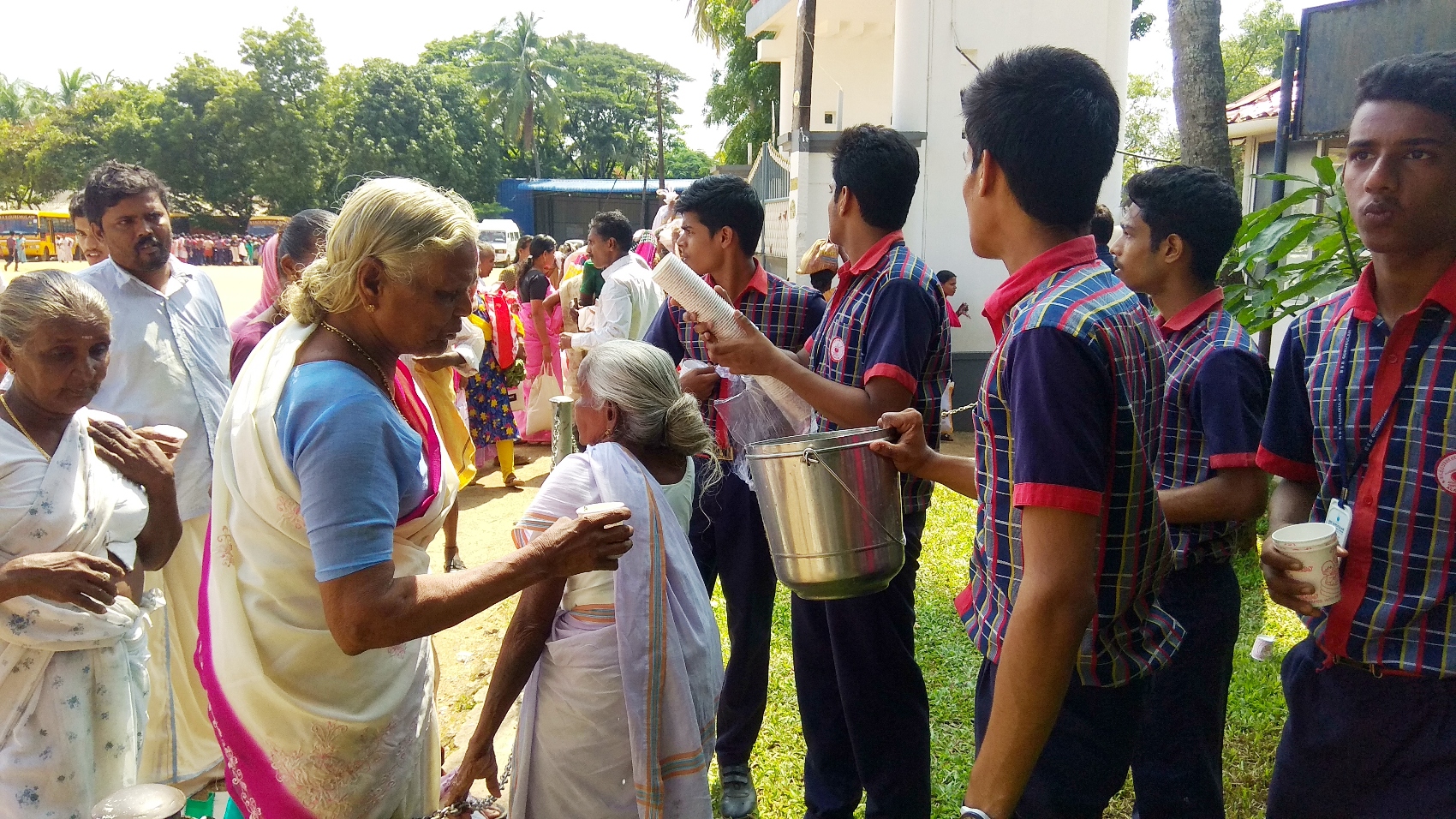 October 2nd Gandhi Jayanthi- Rice distribution 2019