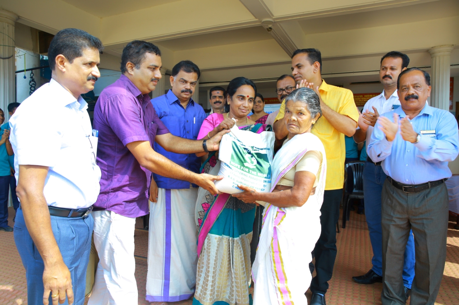 October 2nd Gandhi Jayanthi- Rice distribution 2019