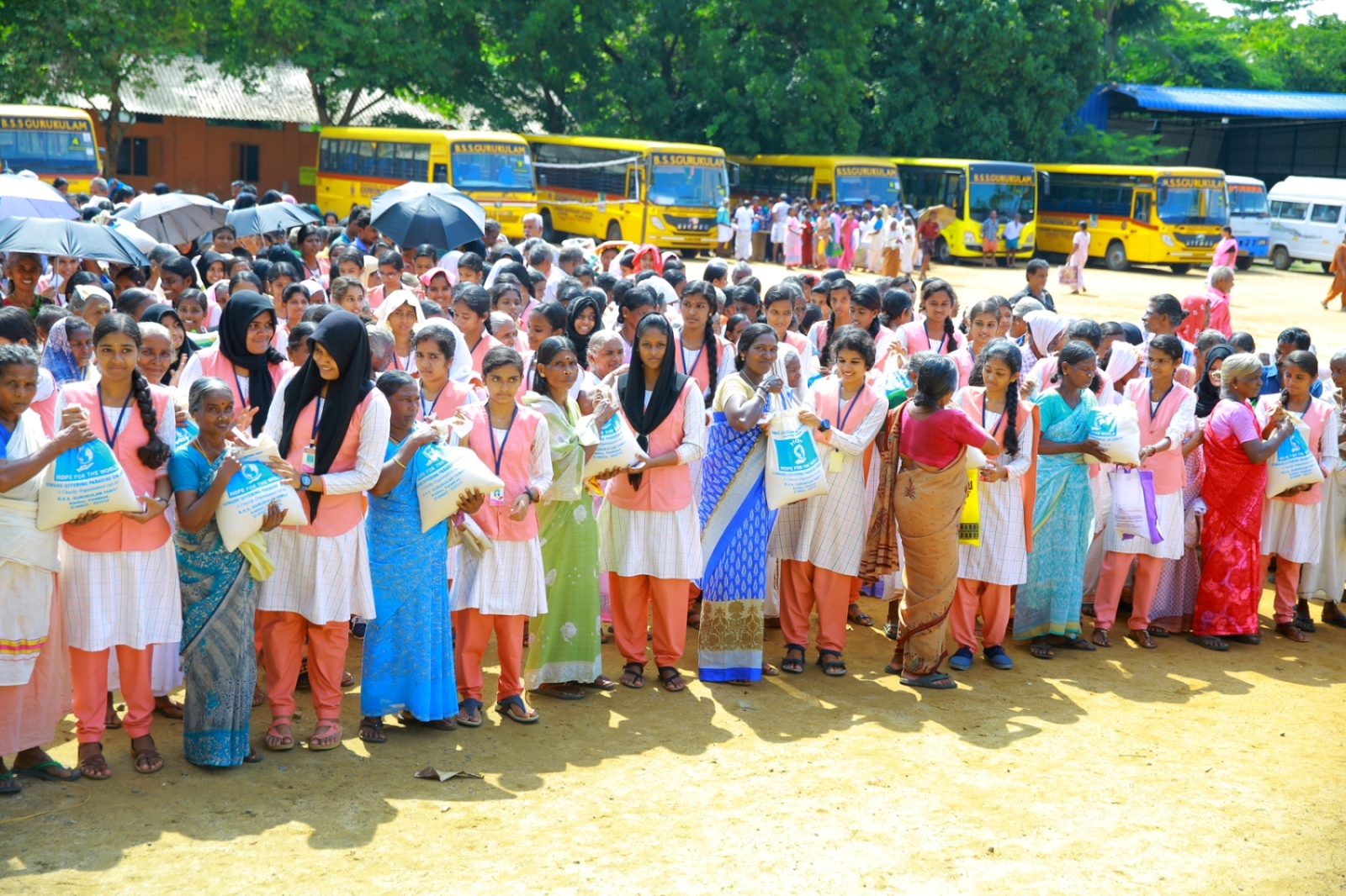 October 2nd Gandhi Jayanthi- Rice distribution 2019