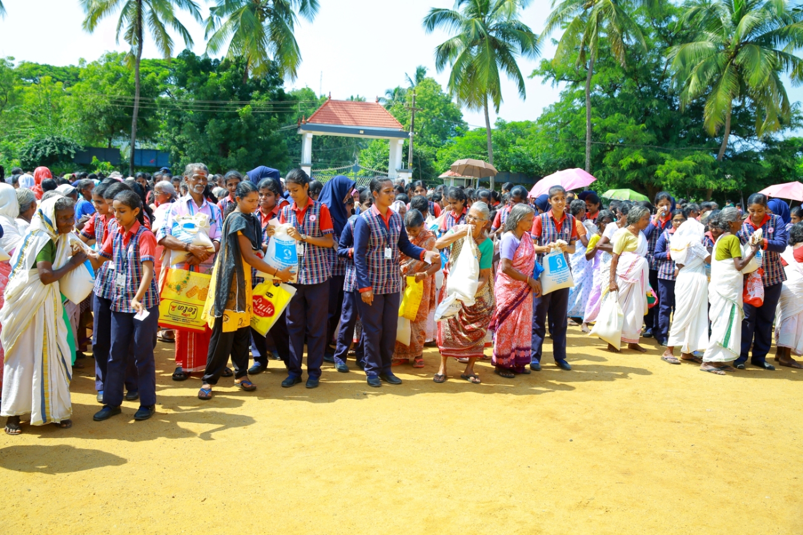 October 2nd Gandhi Jayanthi- Rice distribution 2019