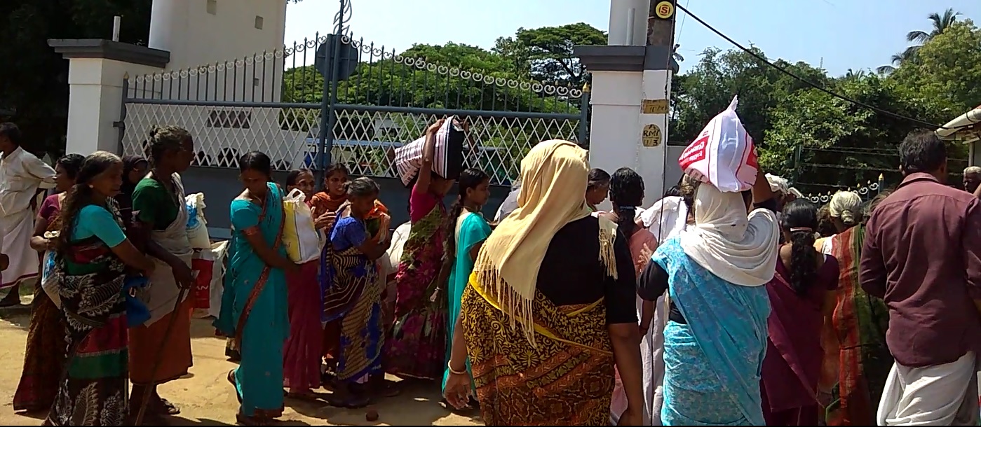 October 2nd Gandhi Jayanthi- Rice distribution 2019