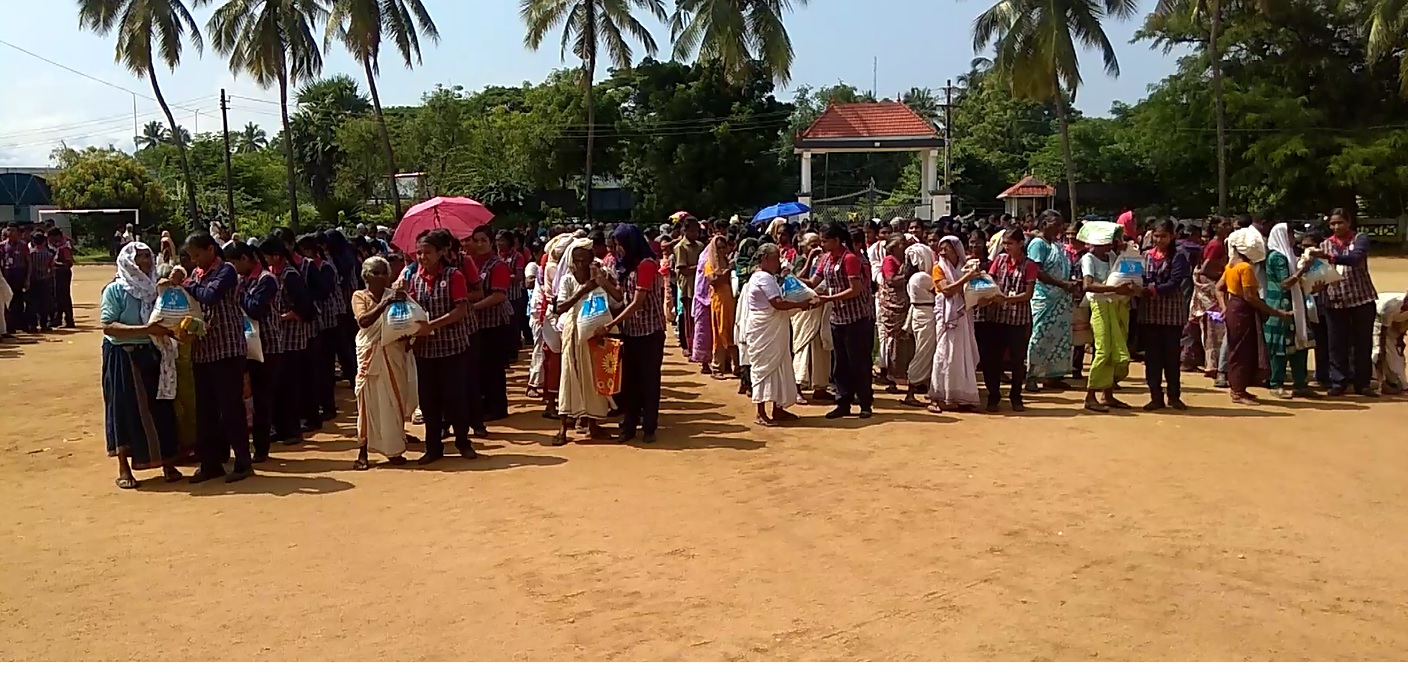 October 2nd Gandhi Jayanthi- Rice distribution 2019