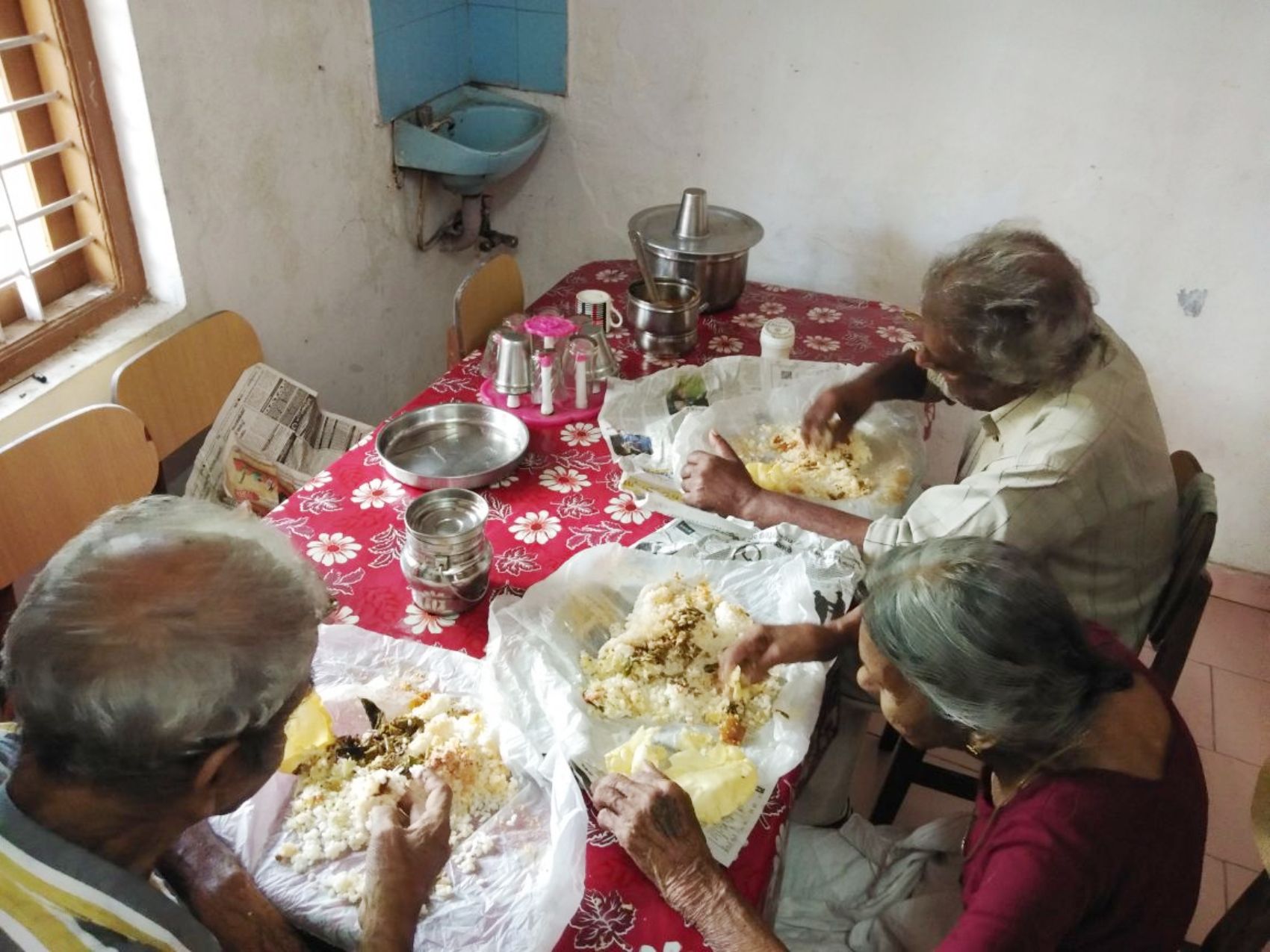 One Day Meal to Mother care home Alathur