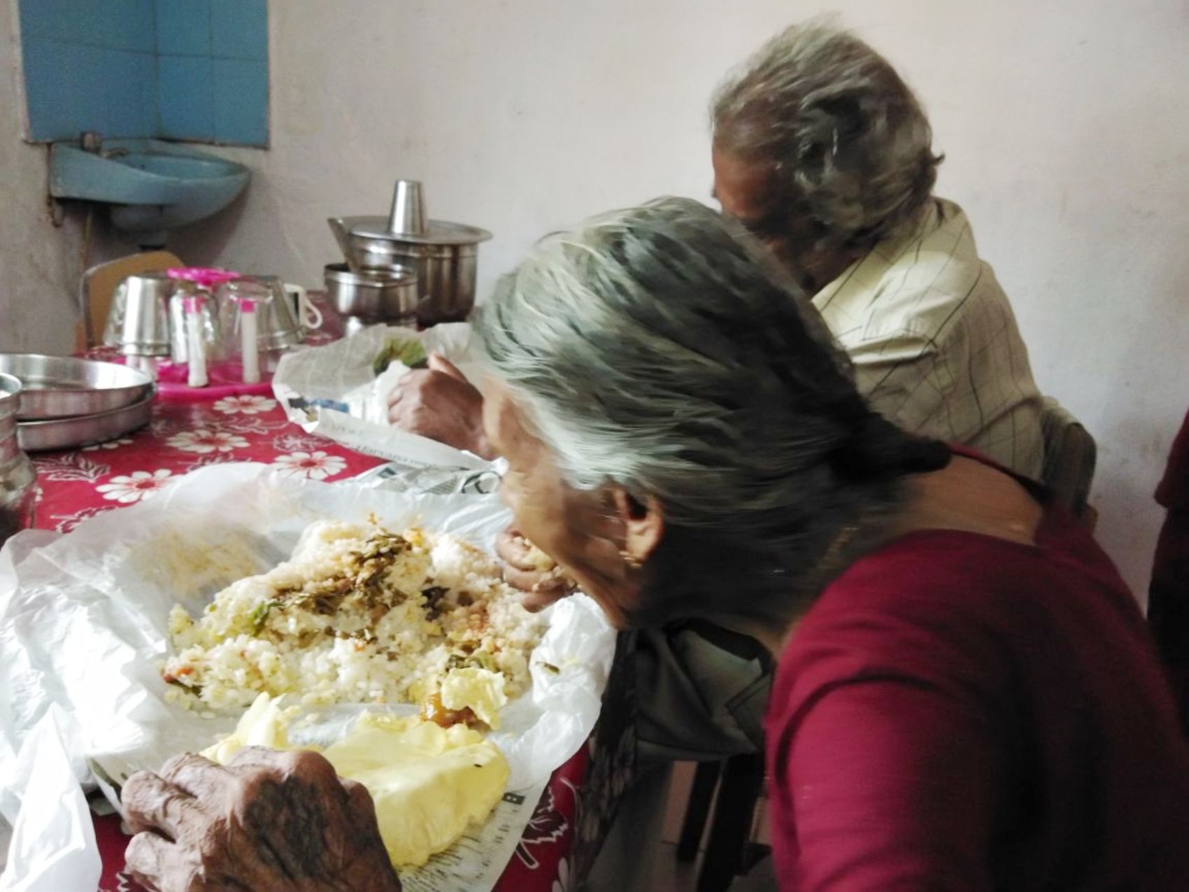 One Day Meal to Mother care home Alathur