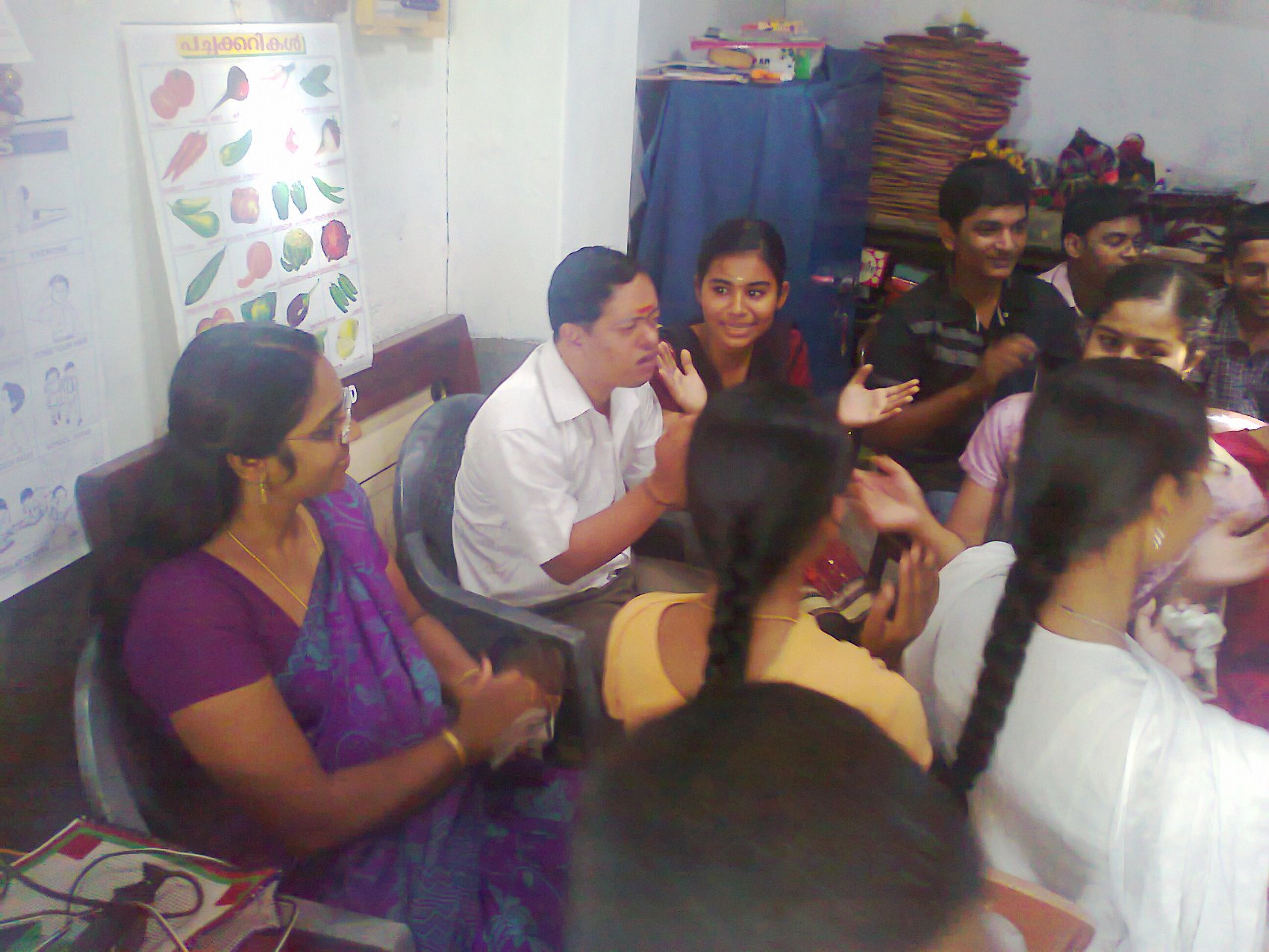 Students visited Homes for Mentally Challenged 2014