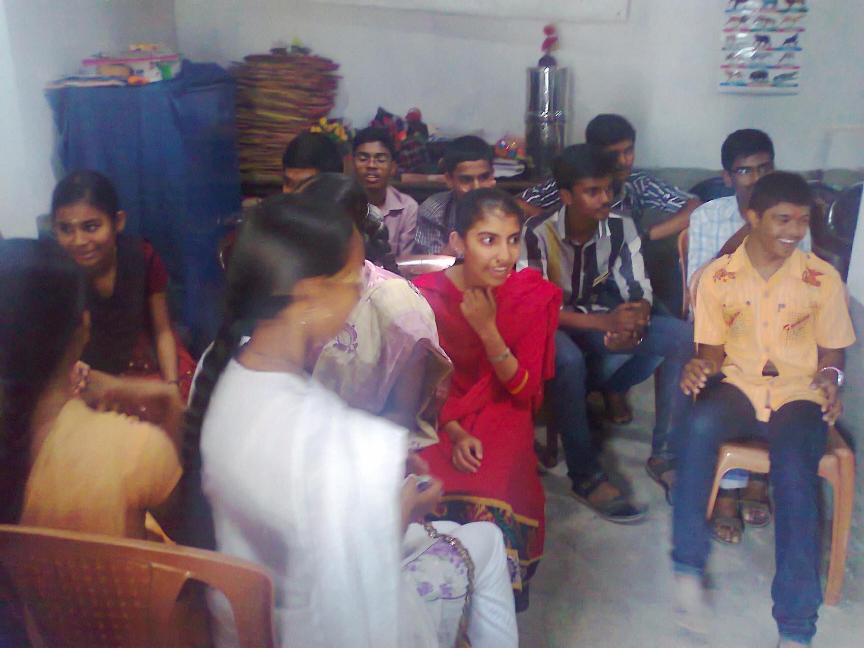 Students visited Homes for Mentally Challenged 2014