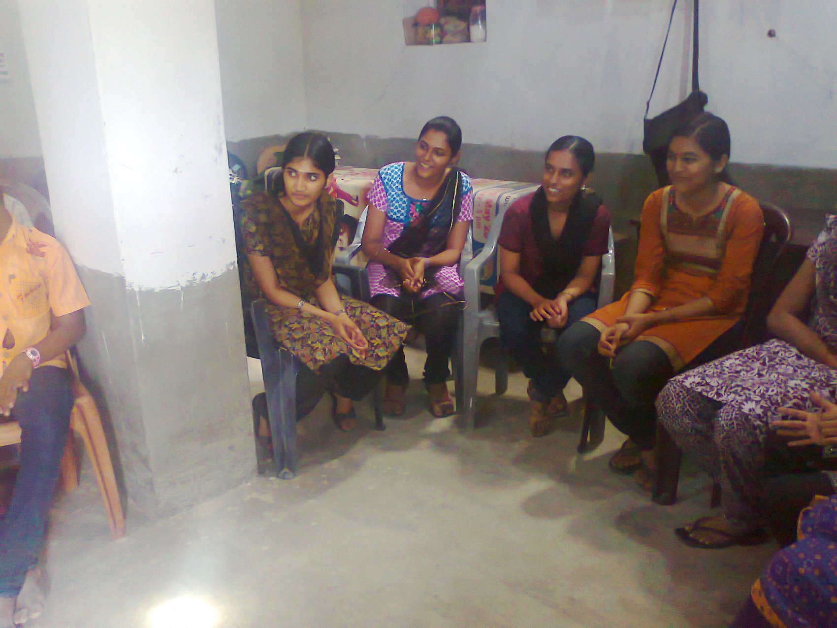 Students visited Homes for Mentally Challenged 2014