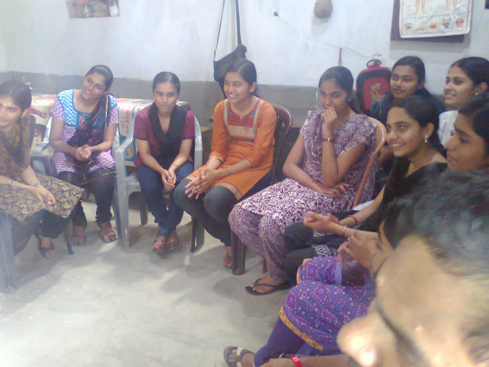 Students visited Homes for Mentally Challenged 2014