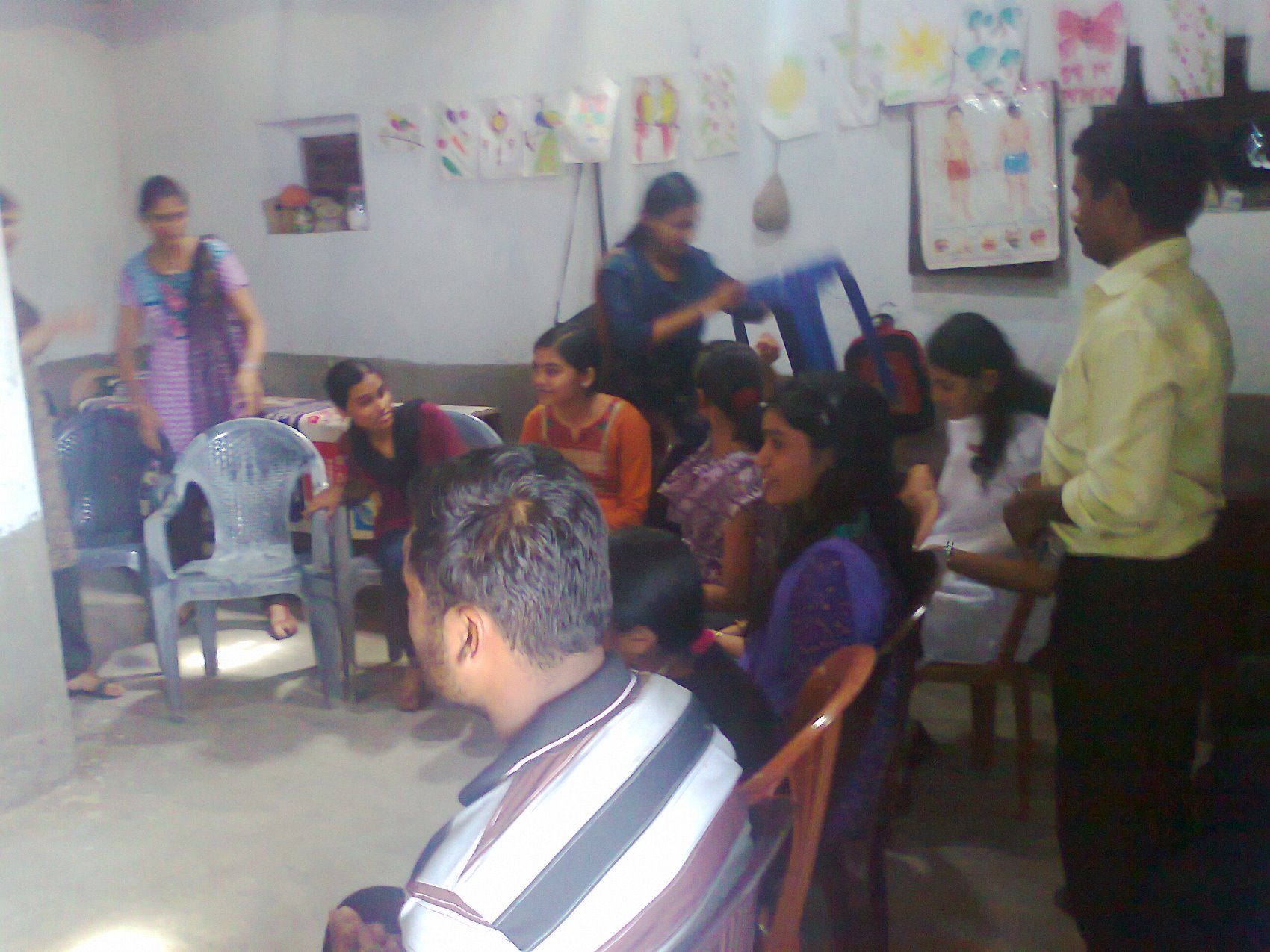 Students visited Homes for Mentally Challenged 2014