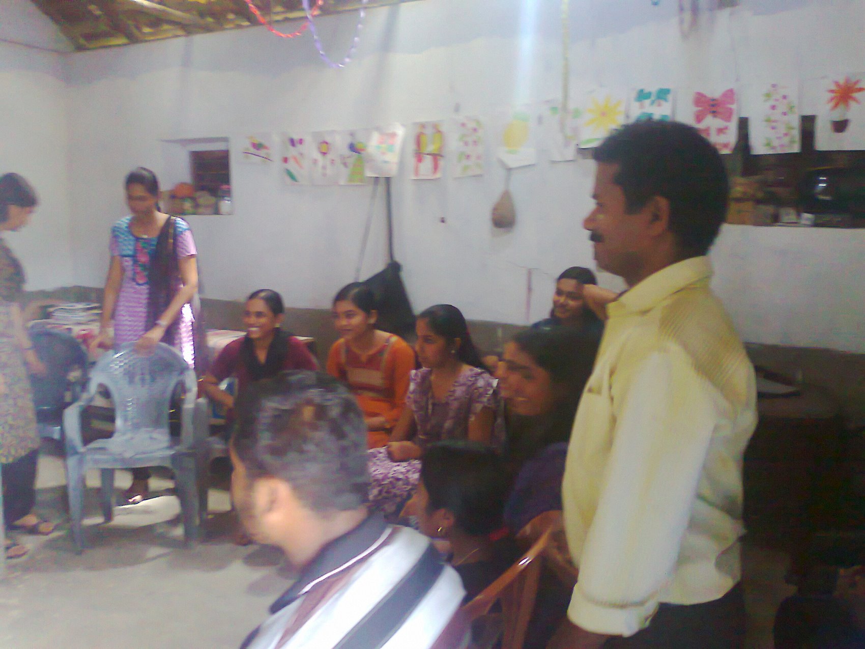 Students visited Homes for Mentally Challenged 2014