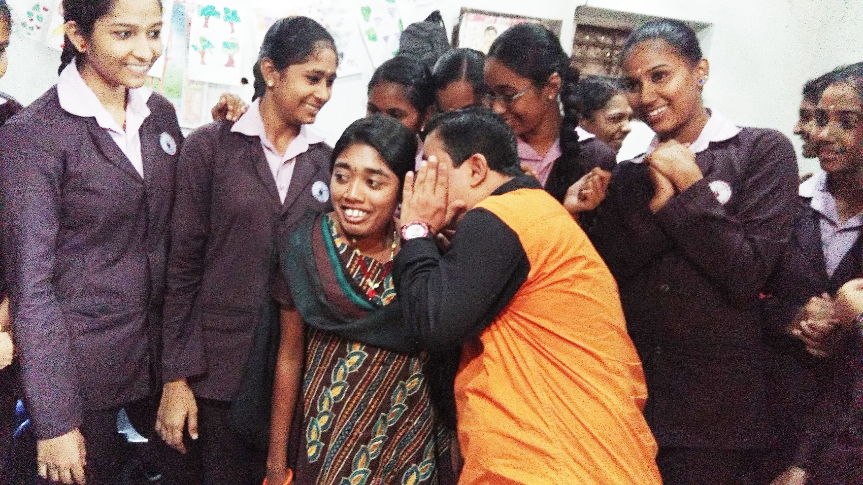 Students visited Homes for Mentally Challenged 2016