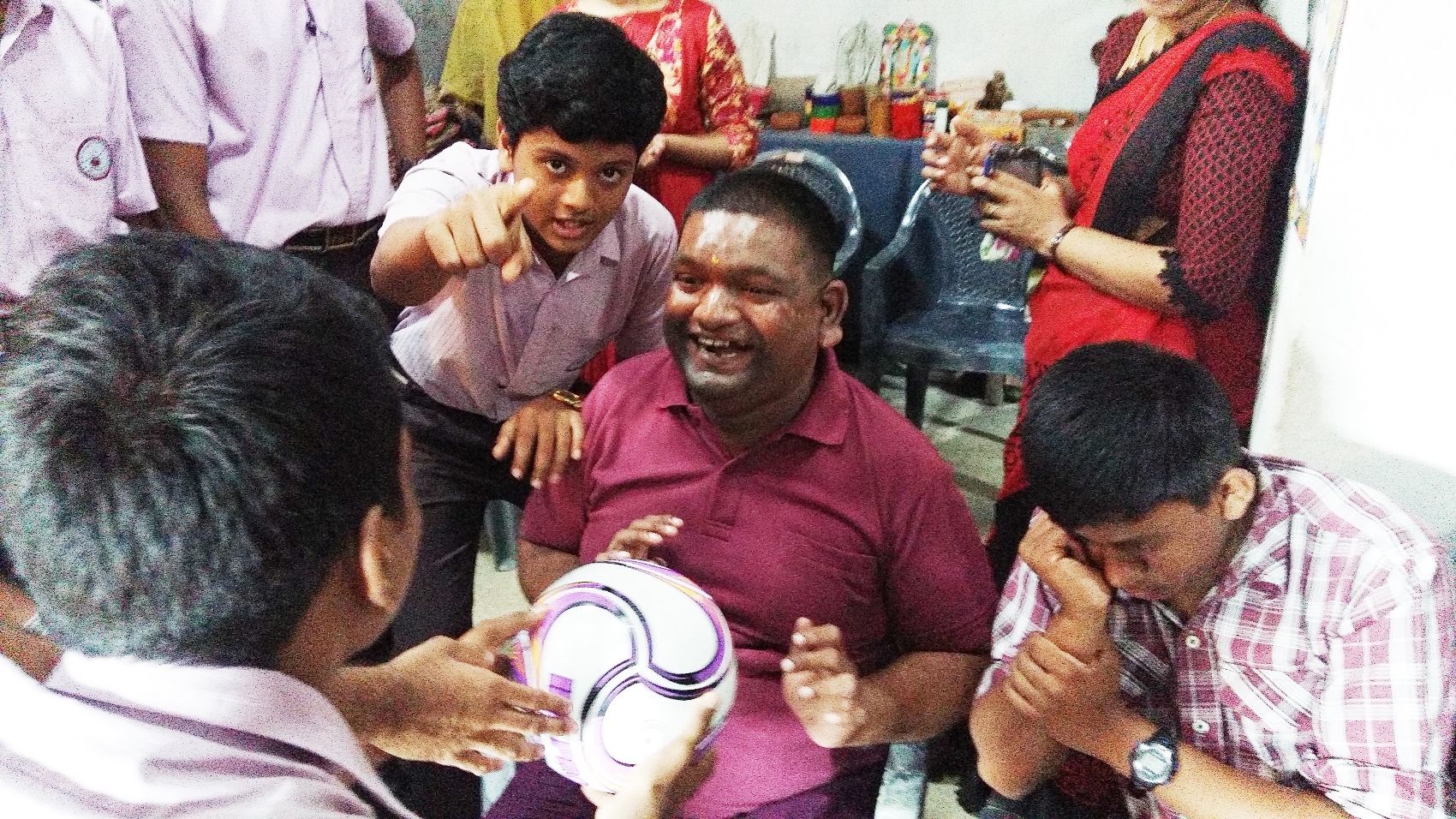 Students visited Homes for Mentally Challenged 2016