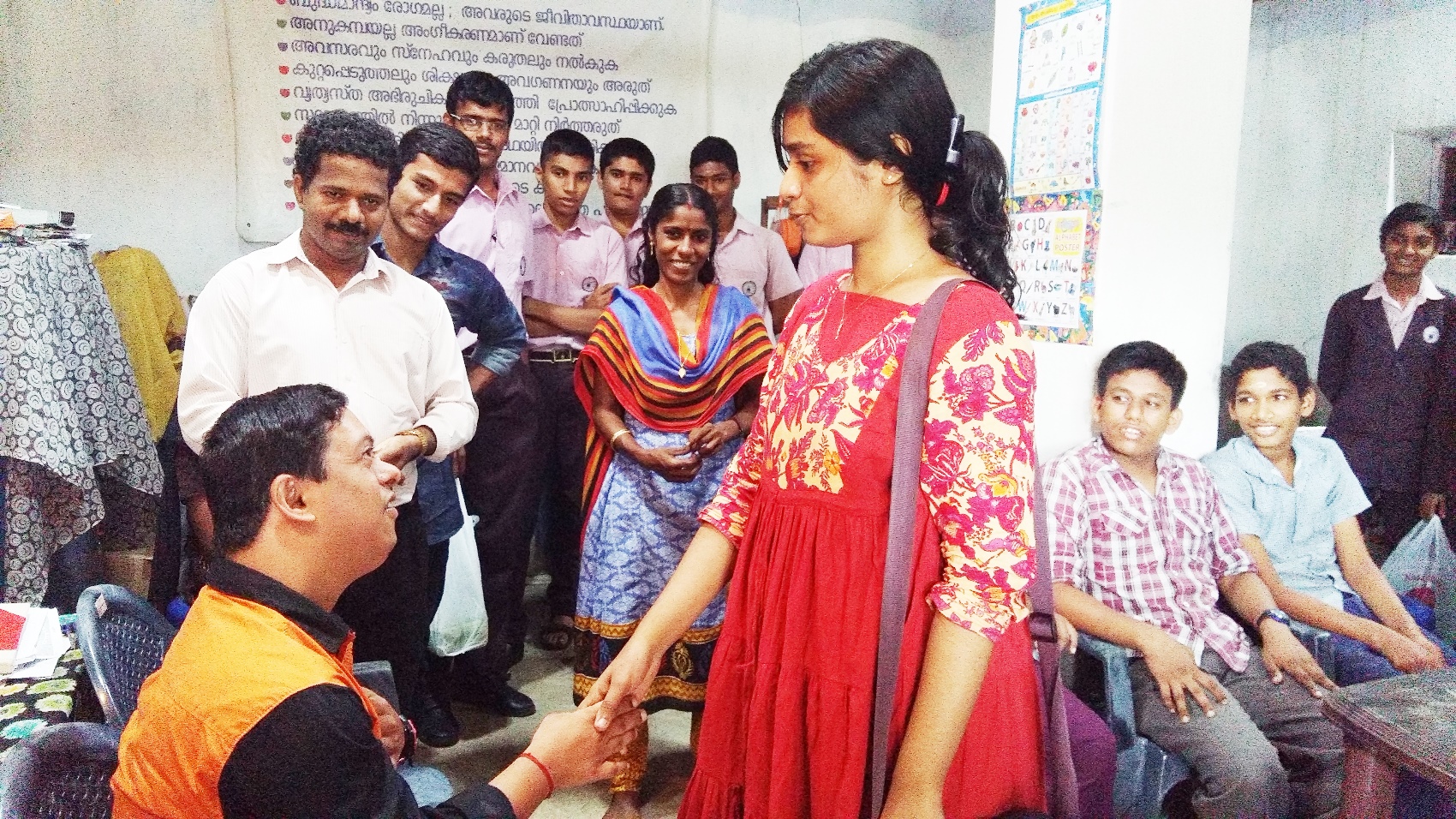 Students visited Homes for Mentally Challenged 2016