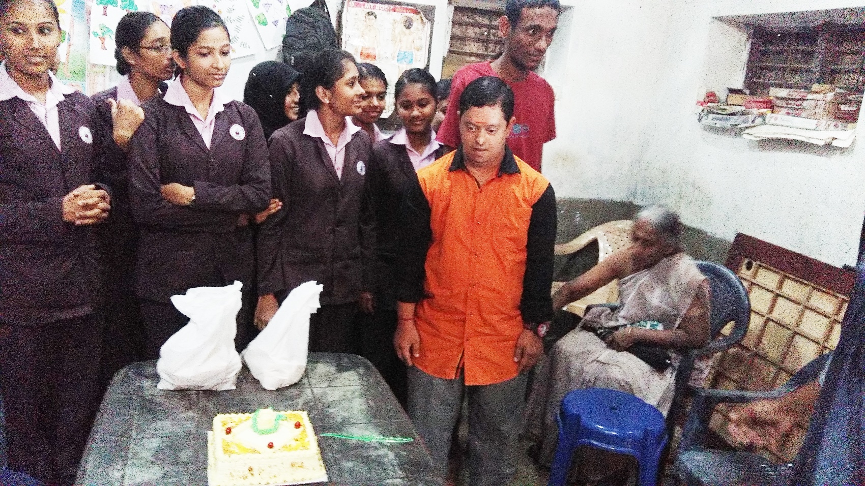 Students visited Homes for Mentally Challenged 2016