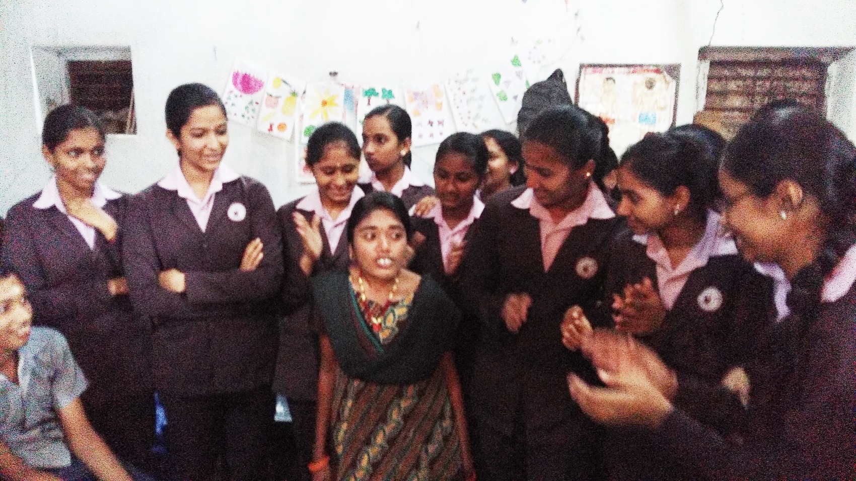 Students visited Homes for Mentally Challenged 2016