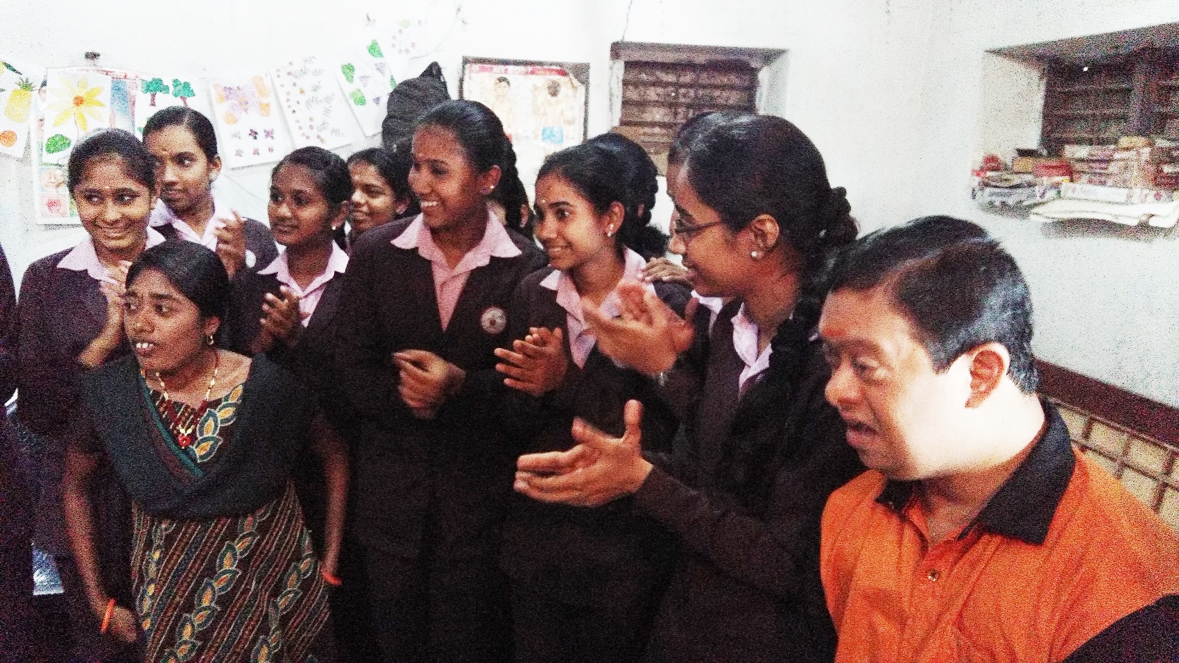 Students visited Homes for Mentally Challenged 2016