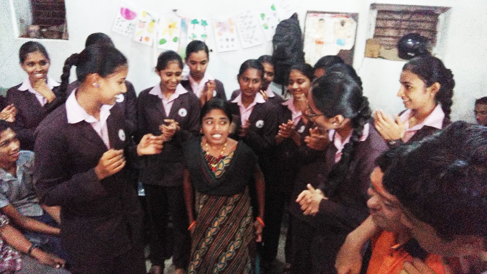 Students visited Homes for Mentally Challenged 2016
