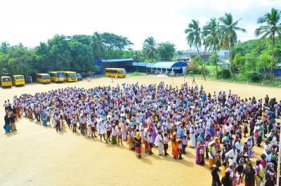 Gandhi Jayanti  - Rice distribution 2016