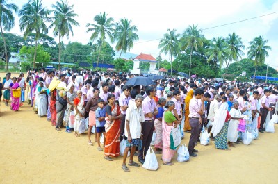 Gandhi Jayanti  - Rice distribution 2016