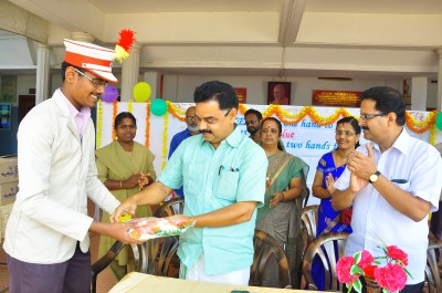 Gandhi Jayanti  - Rice distribution 2016