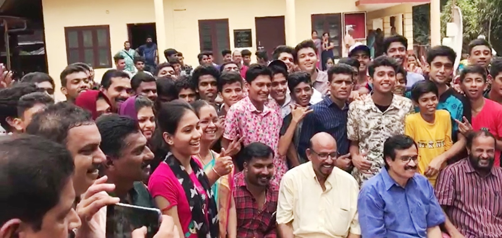 Students with Education Minister of Kerala 2019