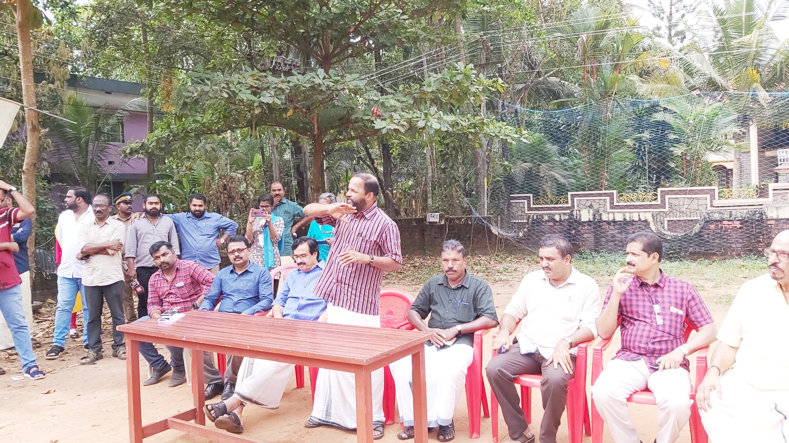 Students with Education Minister of Kerala 2019