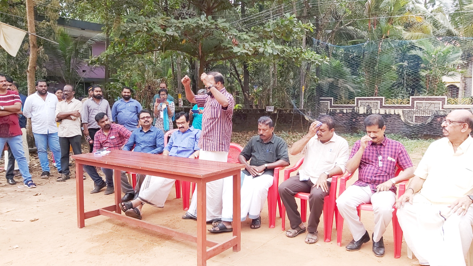 Students with Education Minister of Kerala 2019