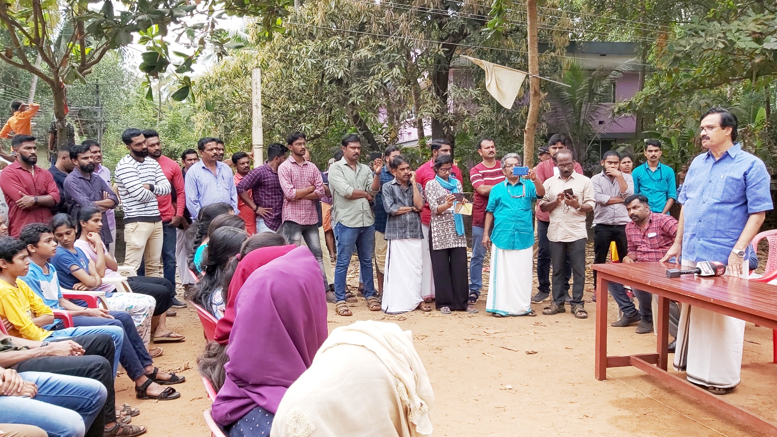 Students with Education Minister of Kerala 2019