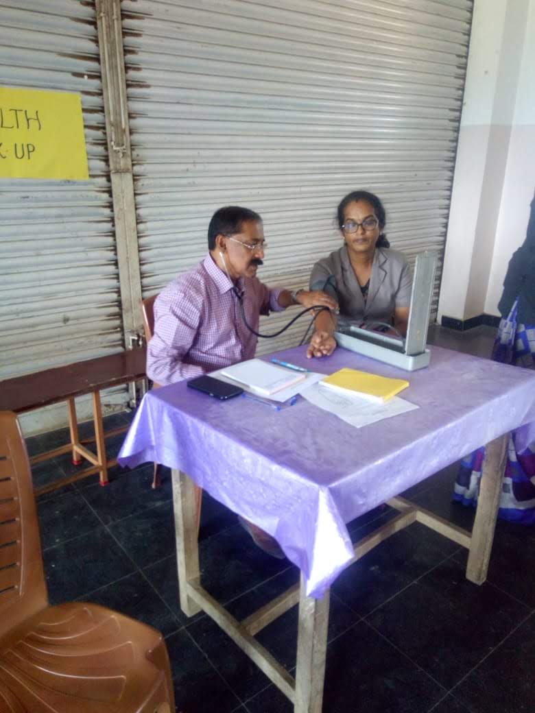 Health Check up for teachers