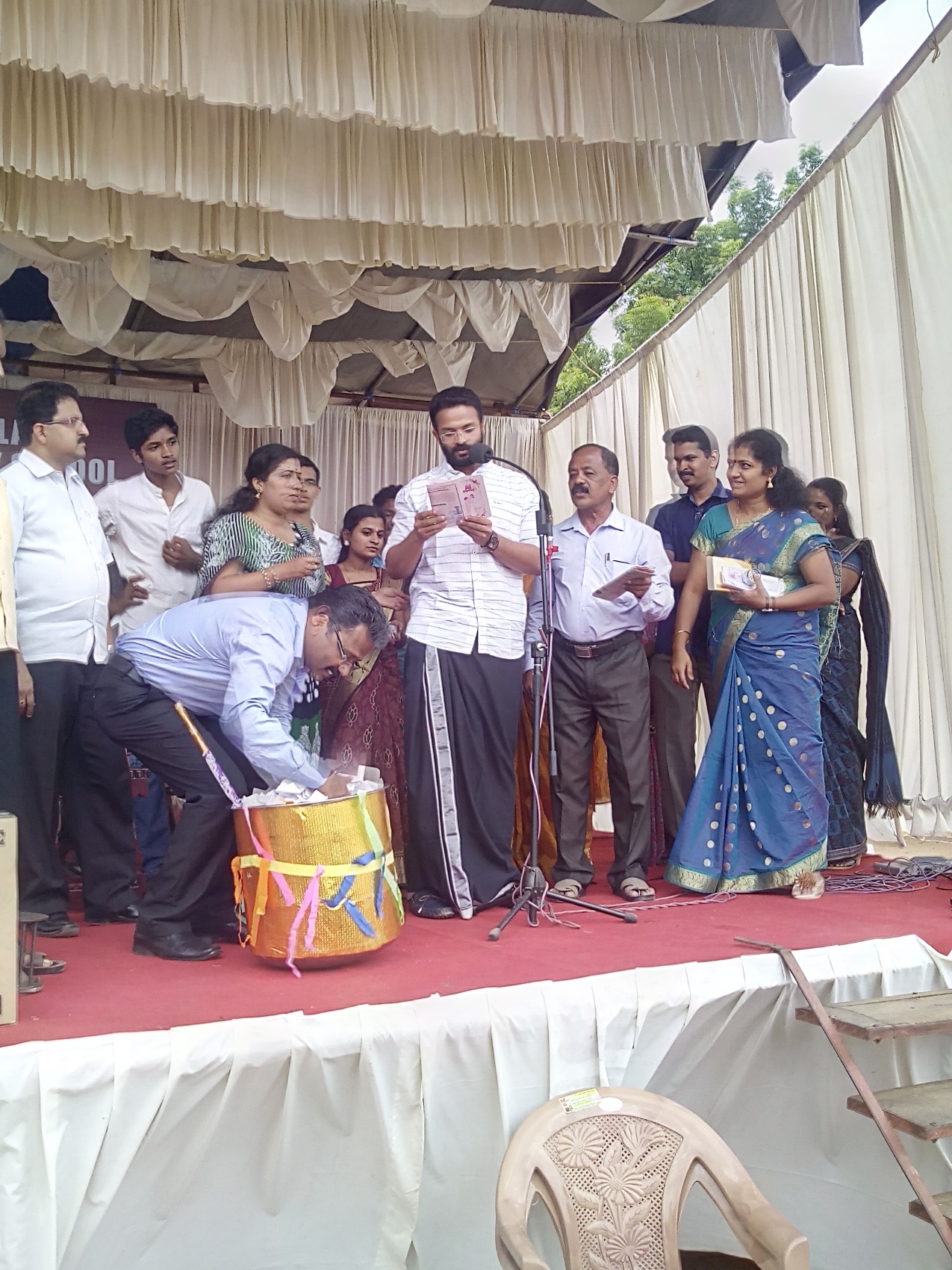 Cine Artist -Shri-Jayasurya Inaugurated our Onam Bumper program