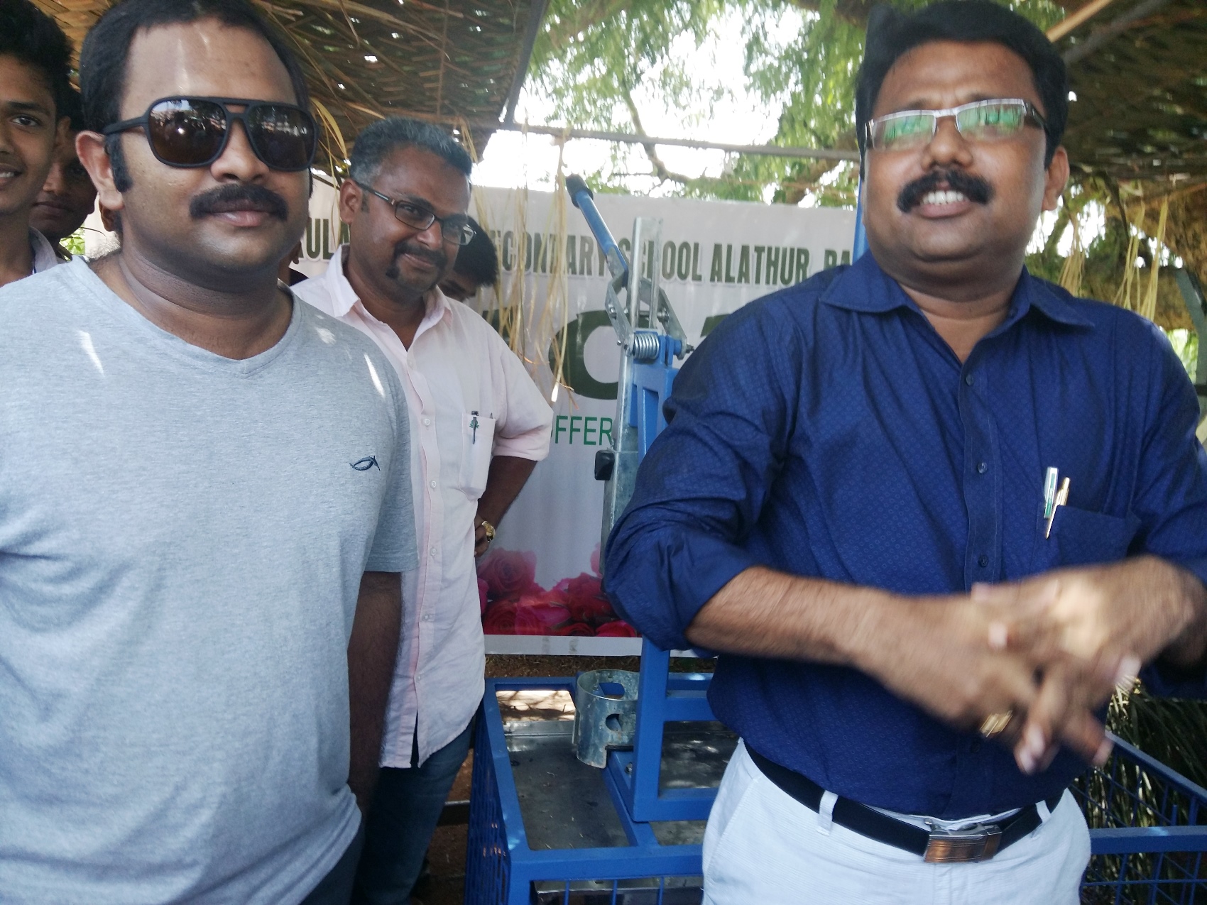 Cine Artist- Shri.Aju Vargheese - Inaugurated our Students Tender coconut Machine 