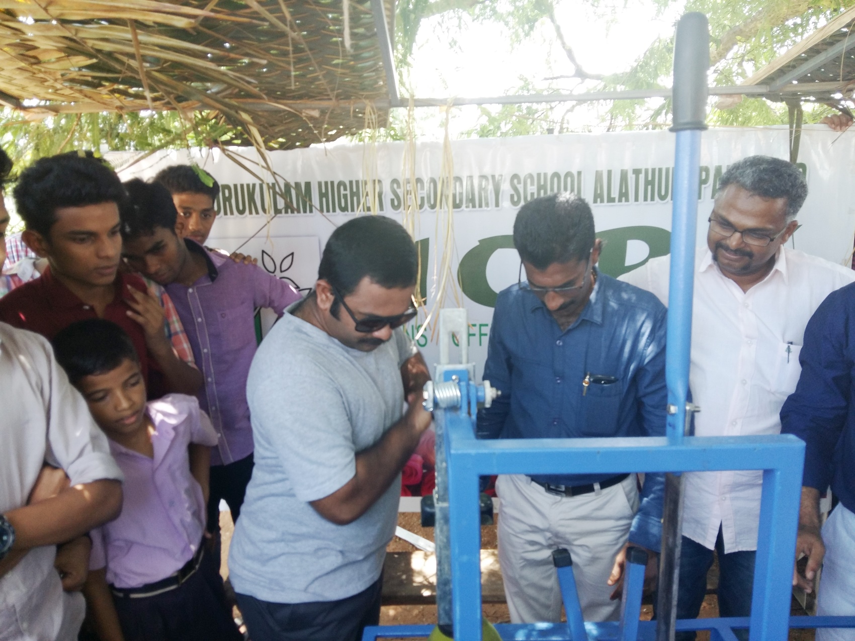 Cine Artist- Shri.Aju Vargheese - Inaugurated our Students Tender coconut Machine 