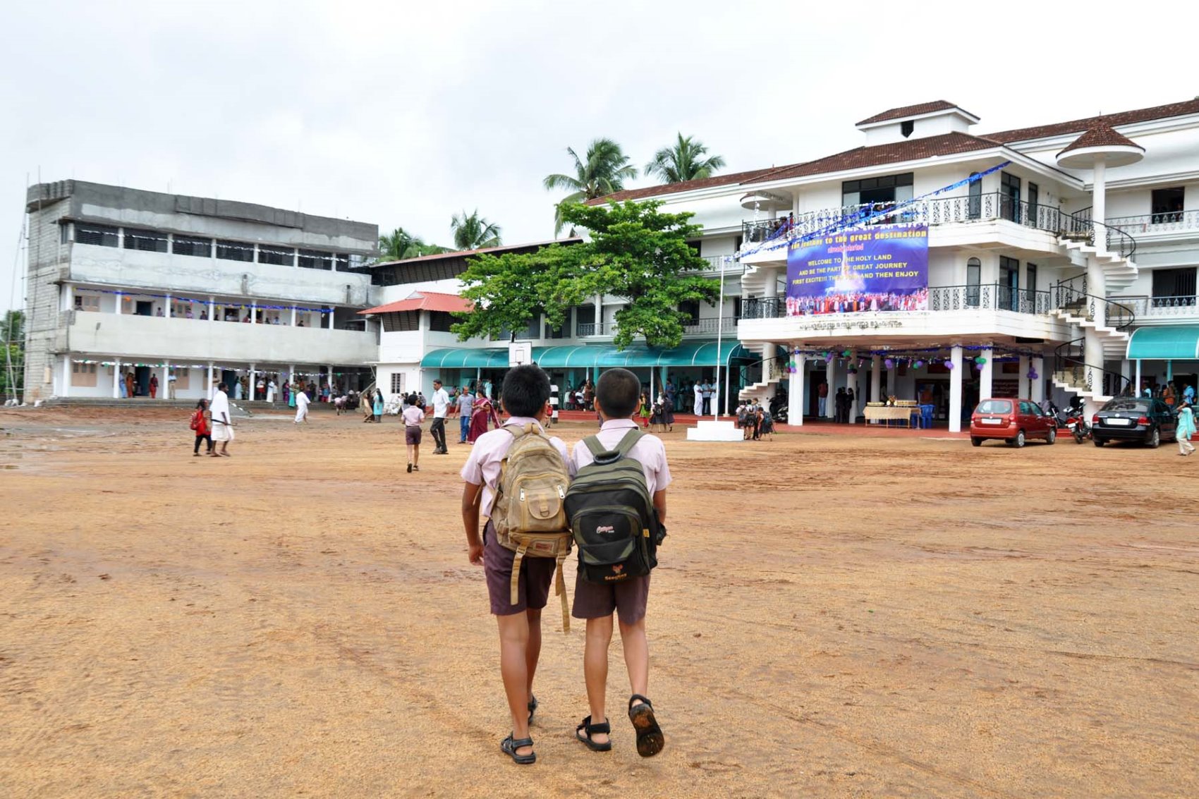 School Re-opening Day- 2013