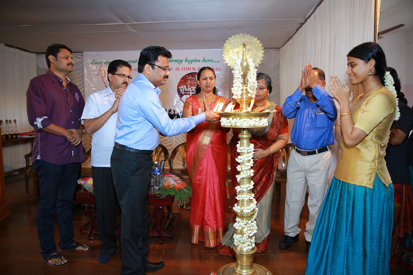 School Arts Festival ( Kalolsavam)  Inauguration 2015