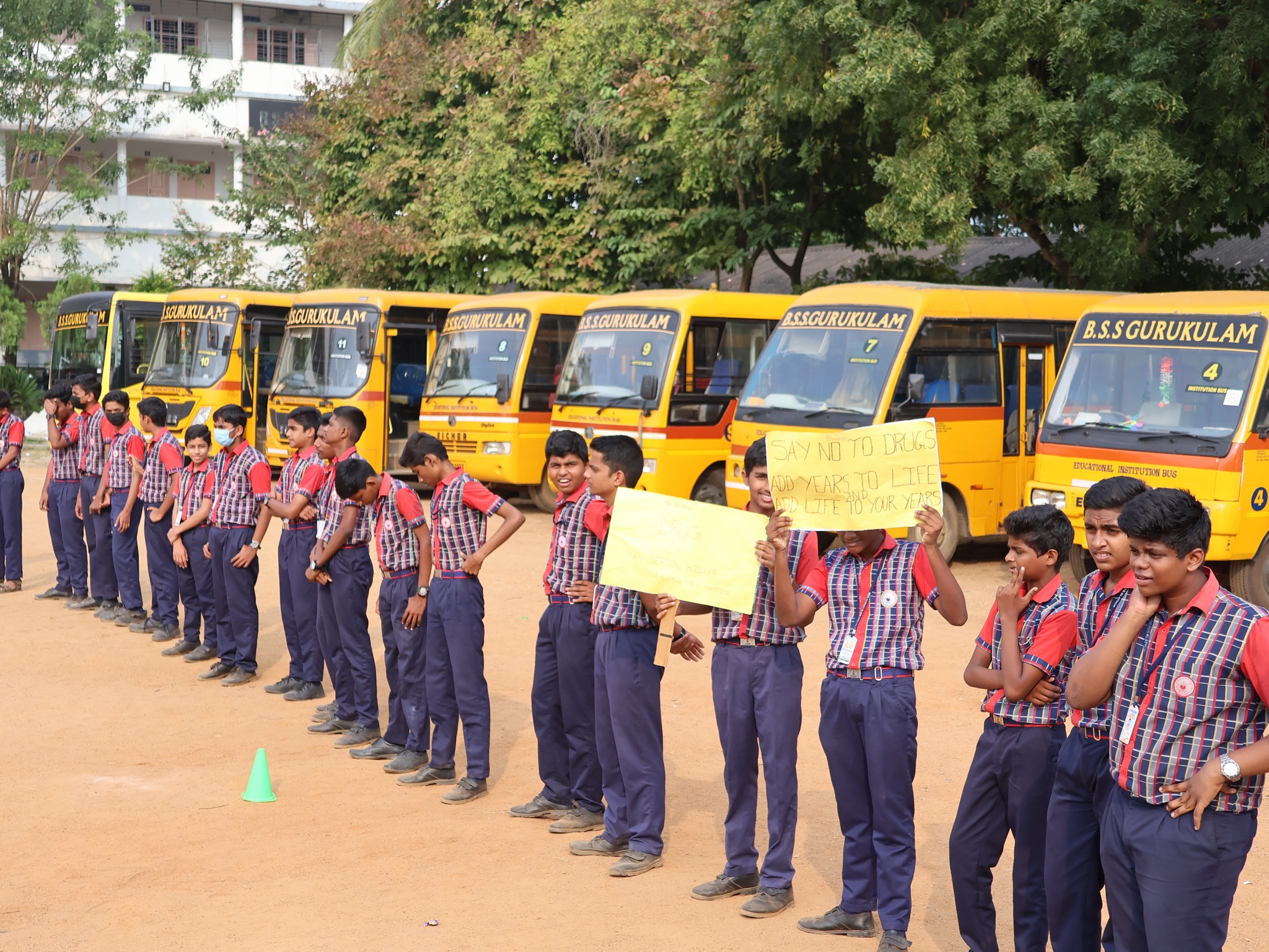 Human Chain Against Drugs