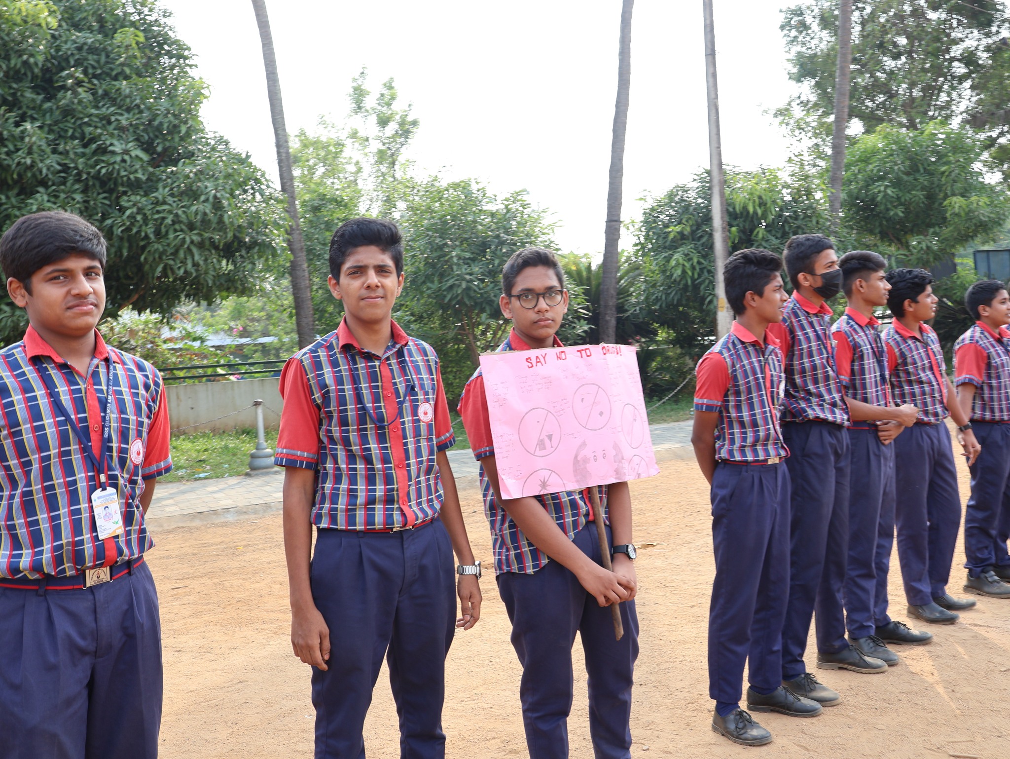 Human Chain Against Drugs