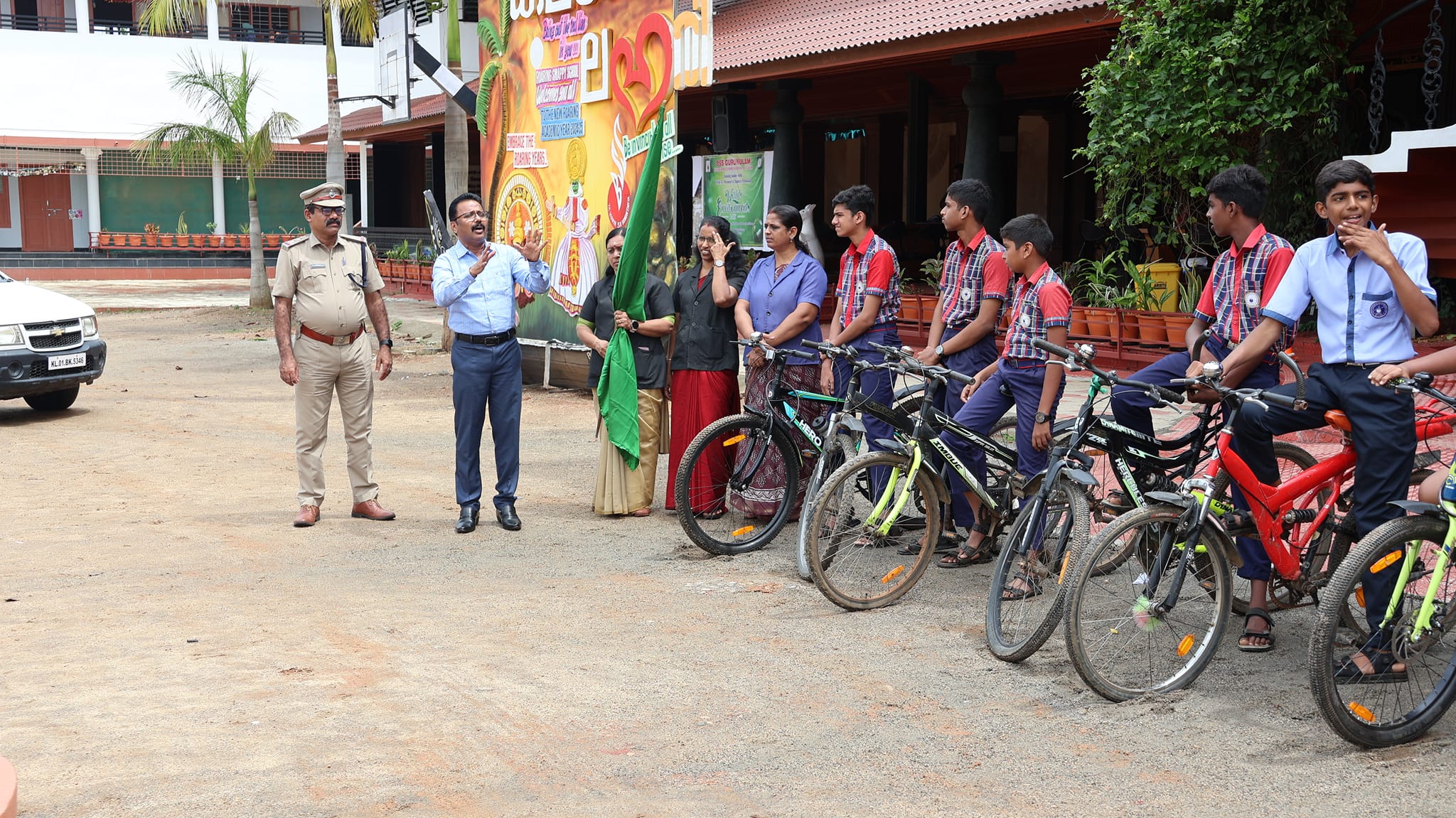 Cycle Rally in connection with International Day Against Drug Abuse and Illicit Trafficking.