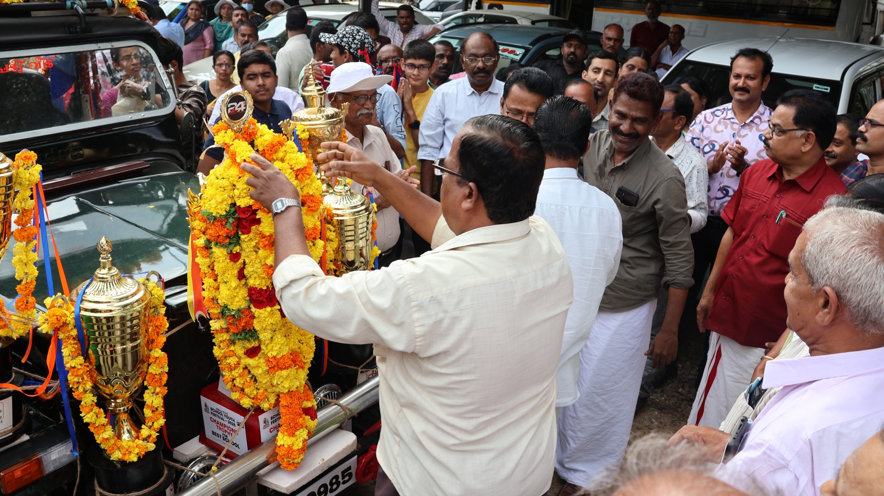 Kalolsavam Victory Procession